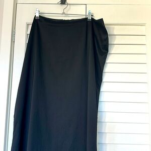 Black evening skirt